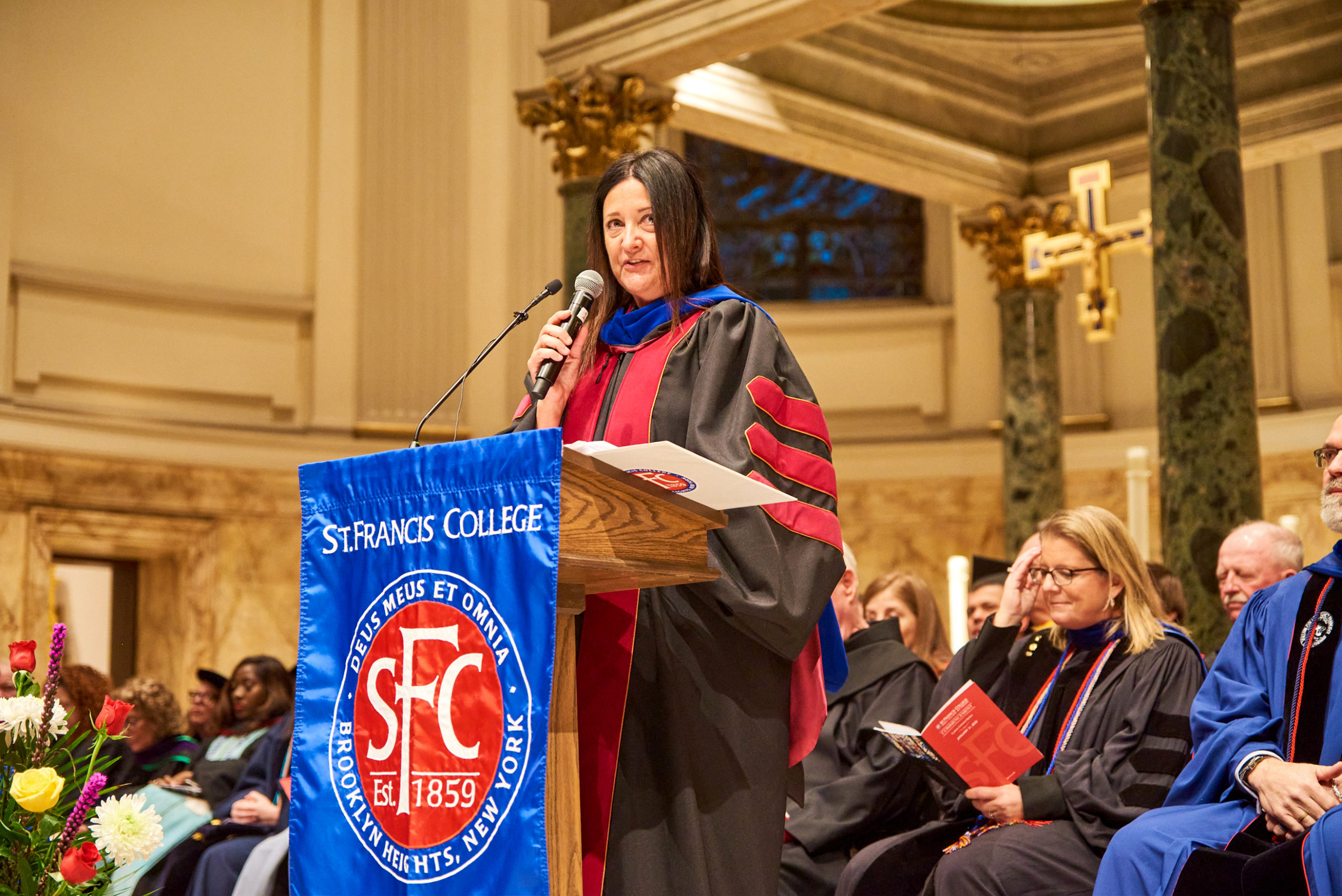 SFC 2020 Winter Commencement-Dr. Marina Gair, Chair of the SFC Education Department (01-31-2020)-LG-200